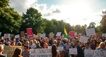 Protests Erupt in Charleston Against Trump Administration