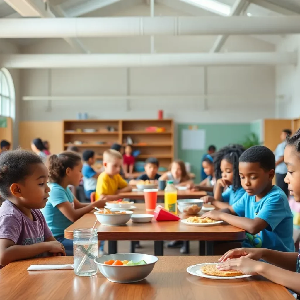 Children participating in summer enrichment programming at a community center.