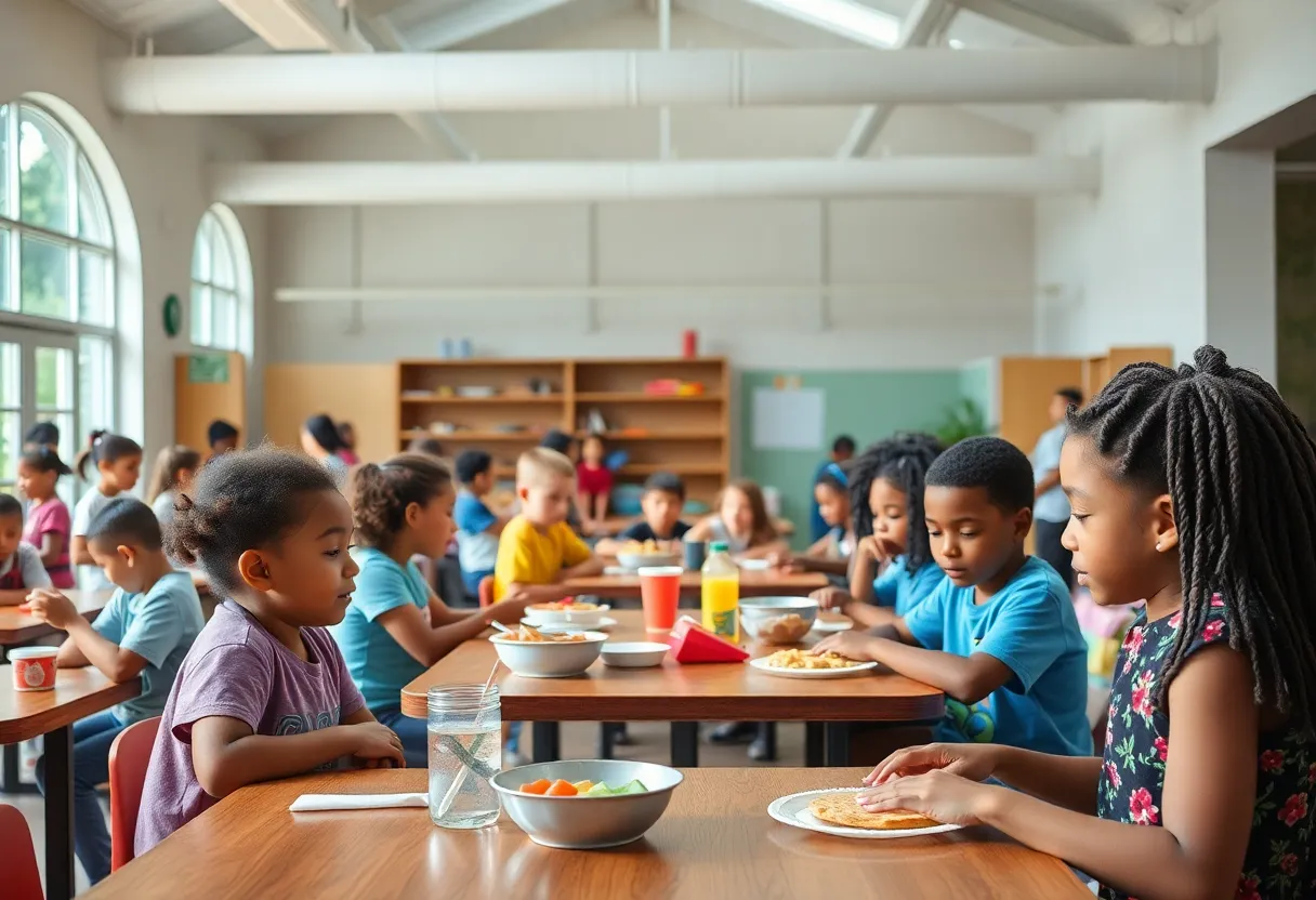 Children participating in summer enrichment programming at a community center.