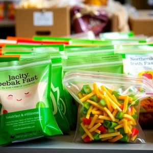 Healthy meal options for children provided by the Summer Meal Program
