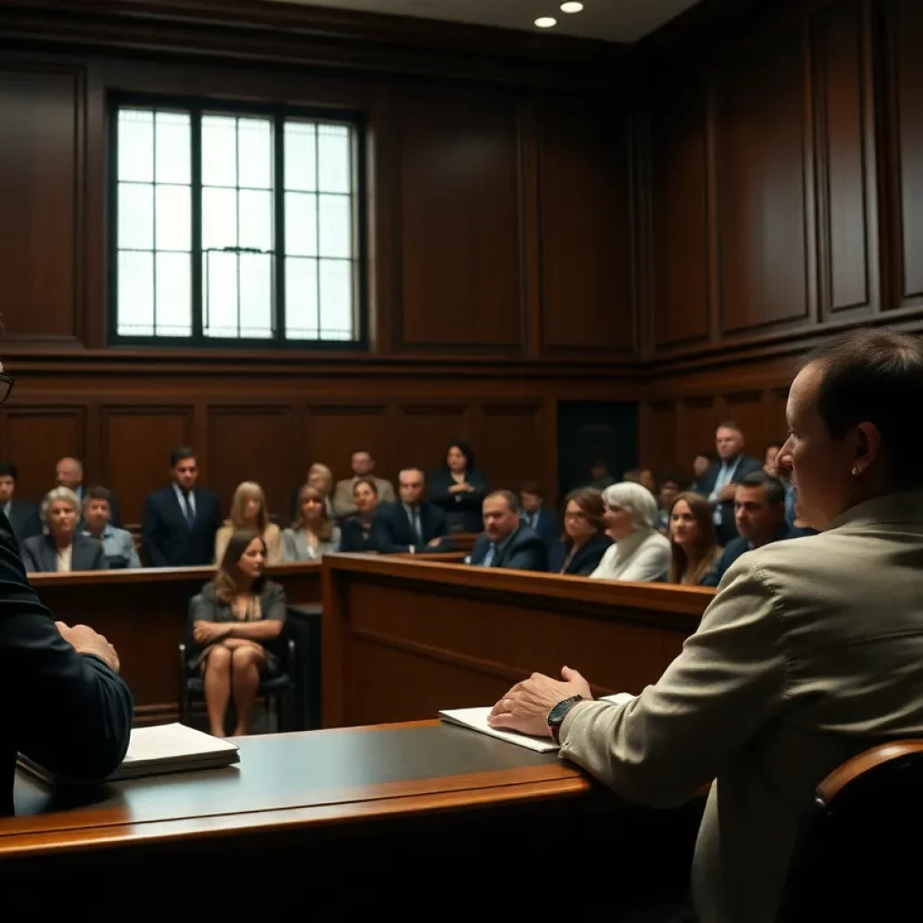 Dramatic courtroom scene during Sean Diddy Combs federal trial