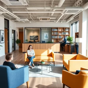 Interior of Friedman Injury Law's new Henderson office