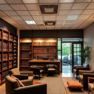 Interior view of the new Georgia Injury Lawyers office in Augusta, Georgia.