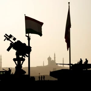 Geopolitical landscape symbolizing Iran's nuclear program tensions