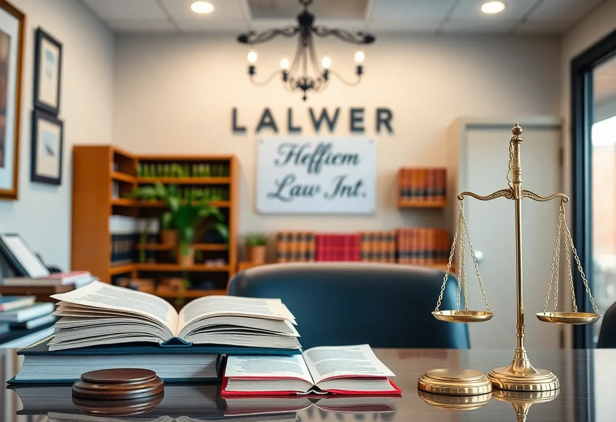Interior of Marathon Law Group's Las Vegas office
