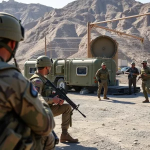 U.S. military base highlighting contractor oversight and safety measures.