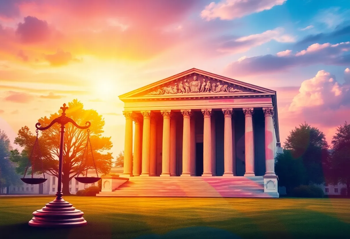 Abstract representation of Minnesota personal injury law and justice