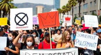 Tens of Thousands Rally for ‘No Kings Day’ in Southern California
