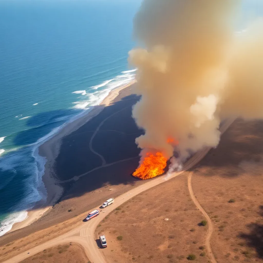 Wildfire in South Carolina