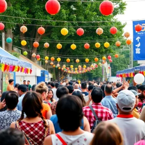 Scene from Spoleto Festival USA showcasing performers and audience