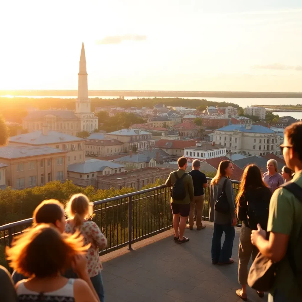 A scenic view of Charleston representing community stories and travel.