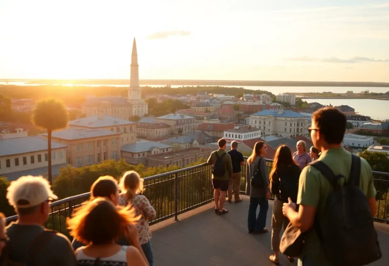 A scenic view of Charleston representing community stories and travel.