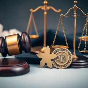 Symbolic representation of a trial lawyer's legacy