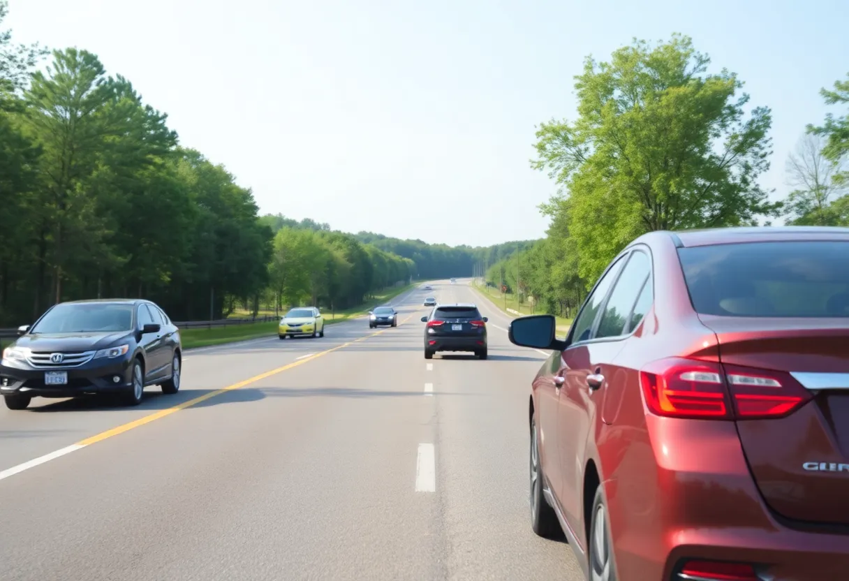 Scenic road in Virginia representing new auto insurance laws
