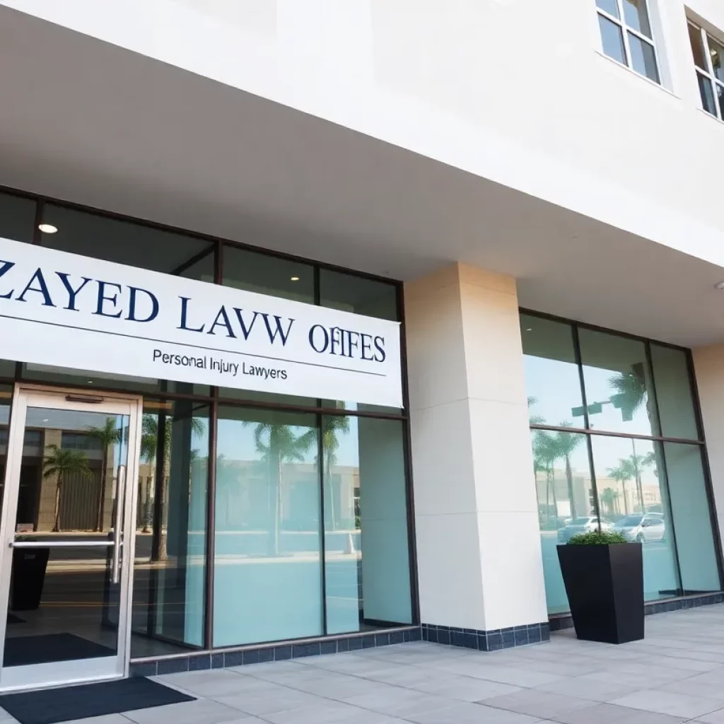 Facade of Zayed Law Offices in Miami