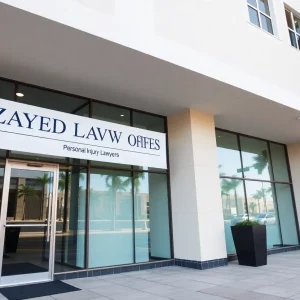 Facade of Zayed Law Offices in Miami