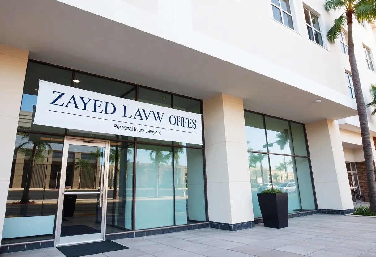 Facade of Zayed Law Offices in Miami