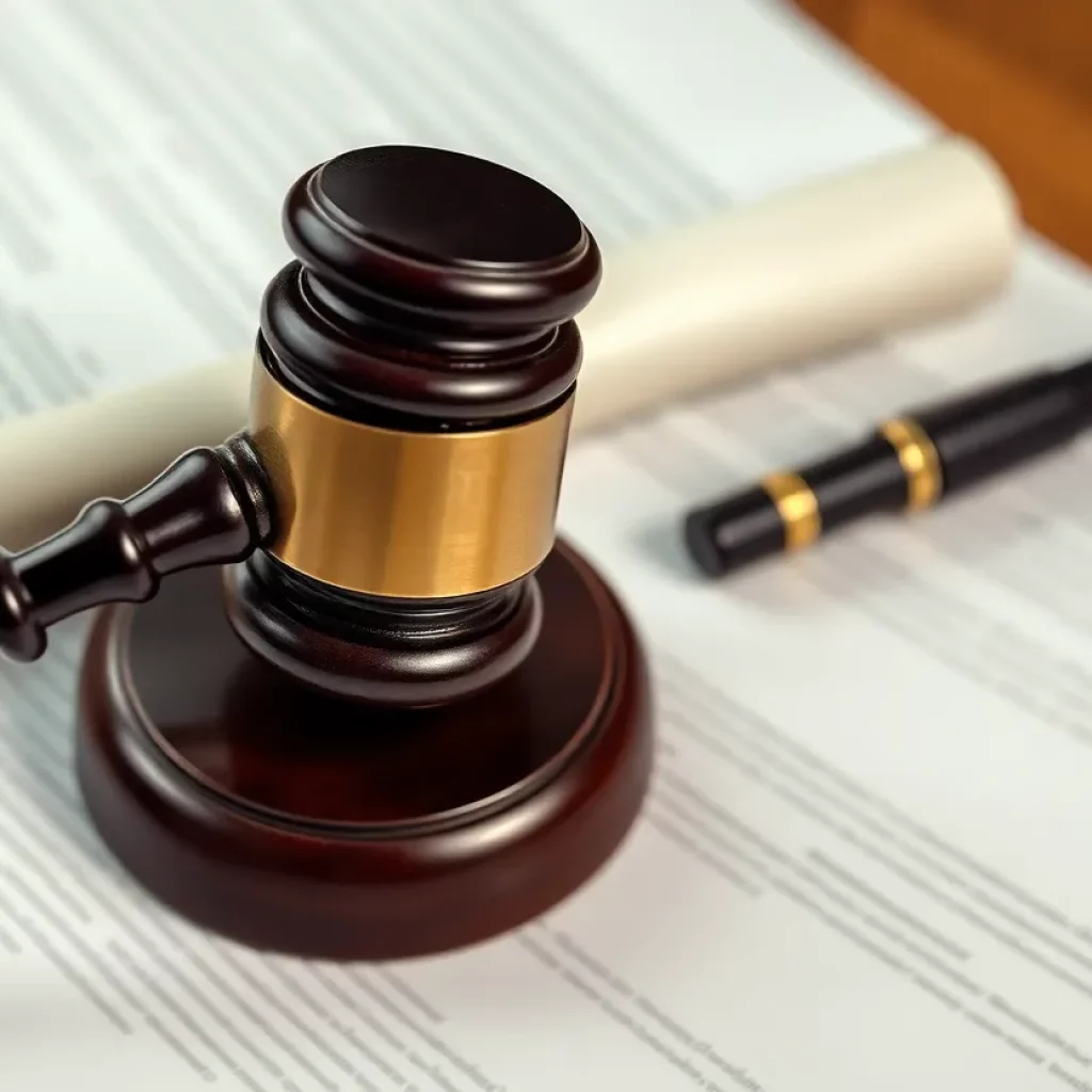 Cincinnati lawyer suspension imagery with gavel and legal documents