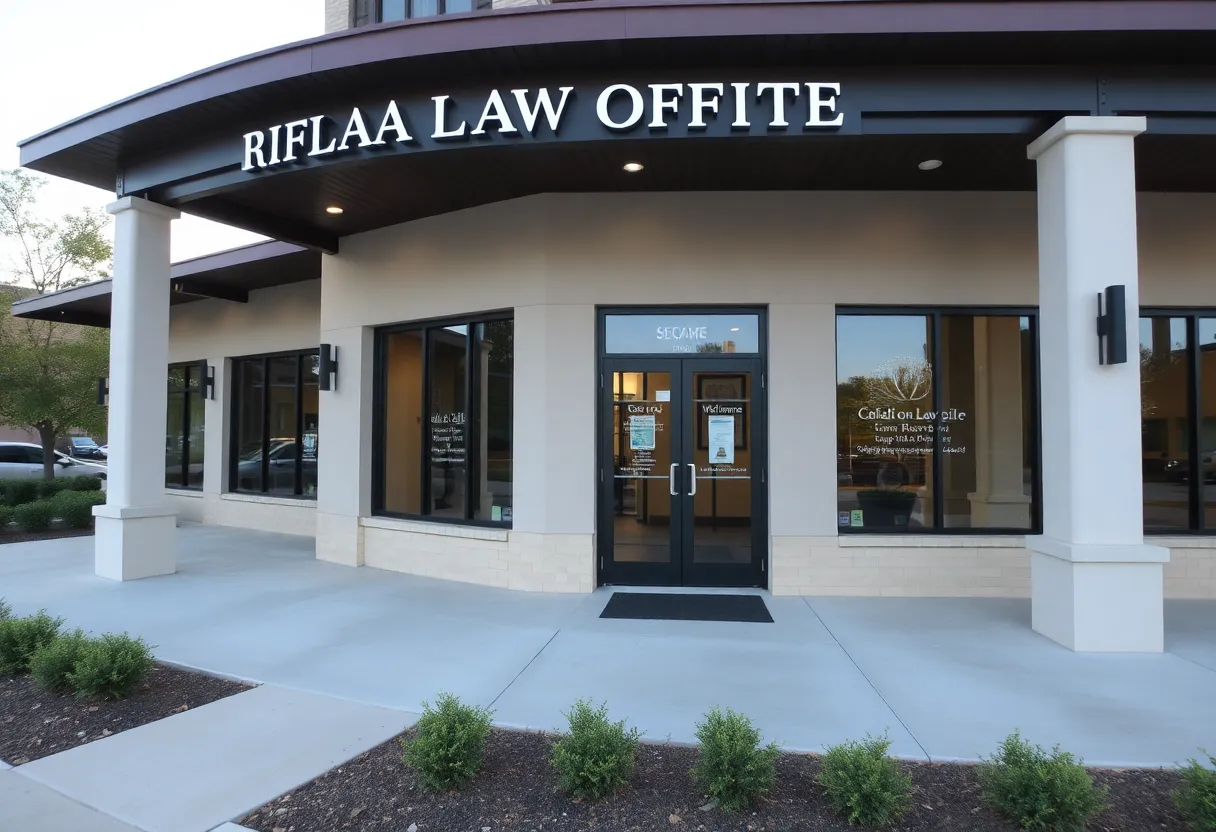 Exterior view of Hodgins Devereaux Injury Lawyers office in Natchez, Mississippi.