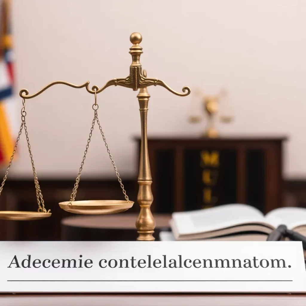 Symbolic representation of justice for mesothelioma victims with a balanced scale.