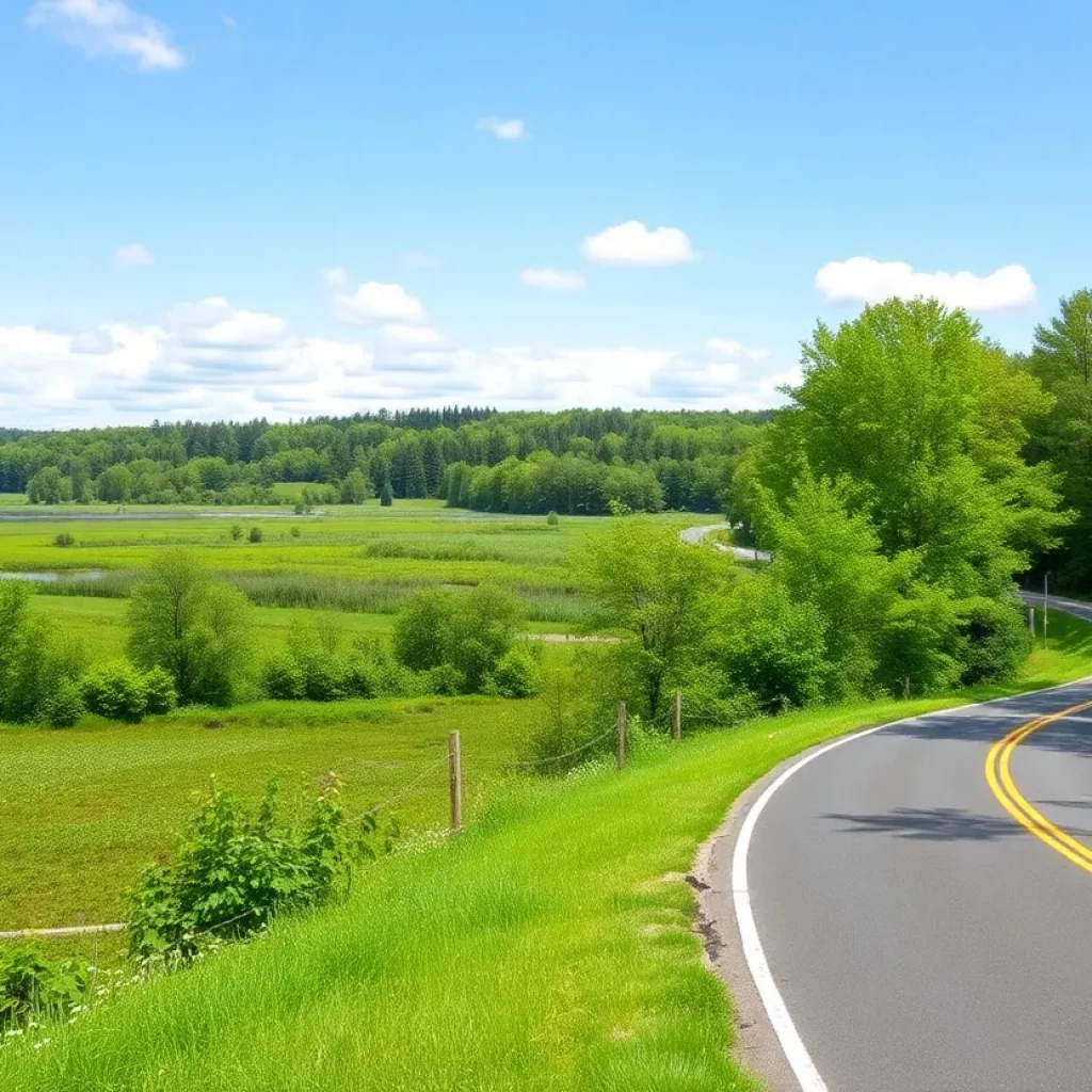 A picturesque view of Laurel Hill County Park with greenery.
