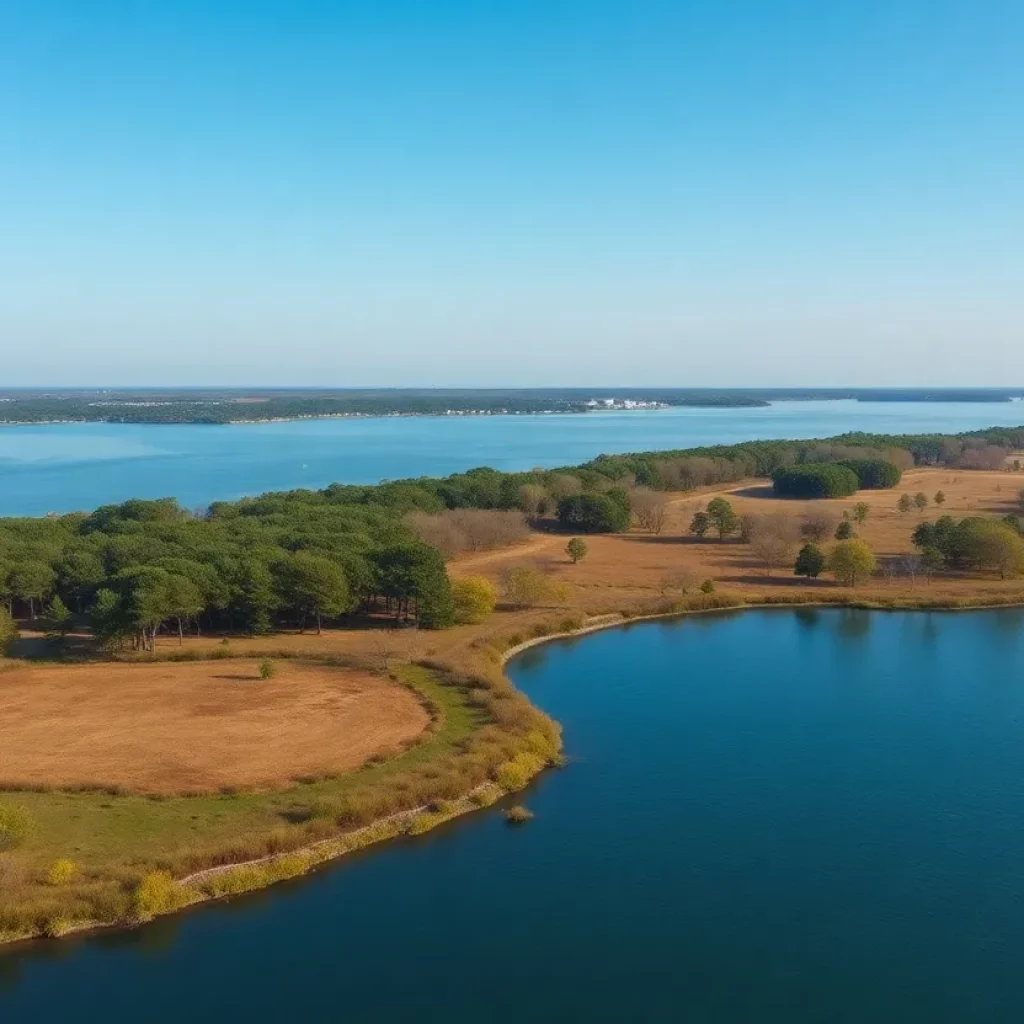 A view of preserved land for Simmons Creek County Park on Johns Island
