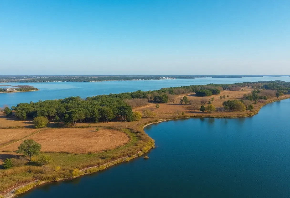 A view of preserved land for Simmons Creek County Park on Johns Island