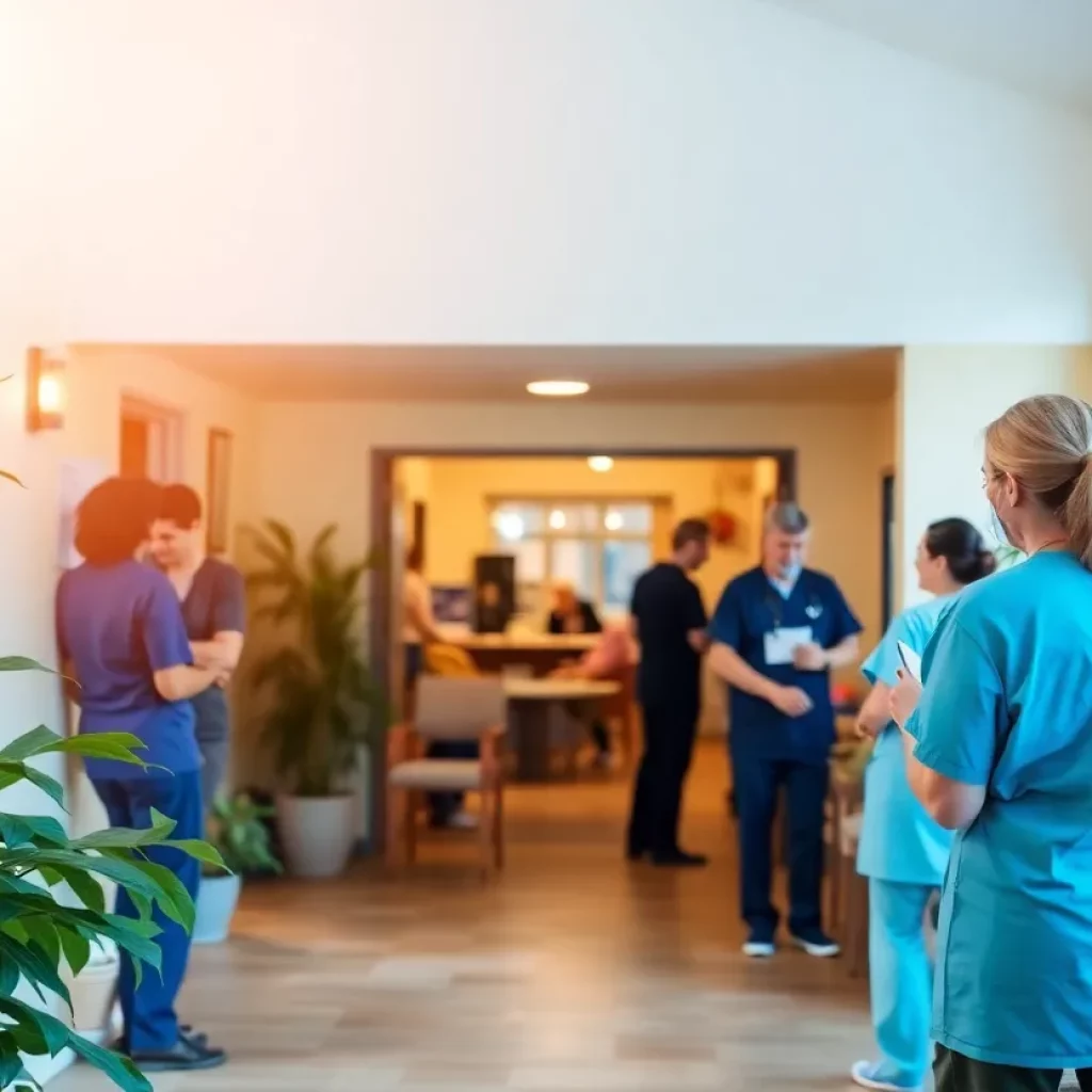 Staff providing compassionate care at St Gemma's Hospice