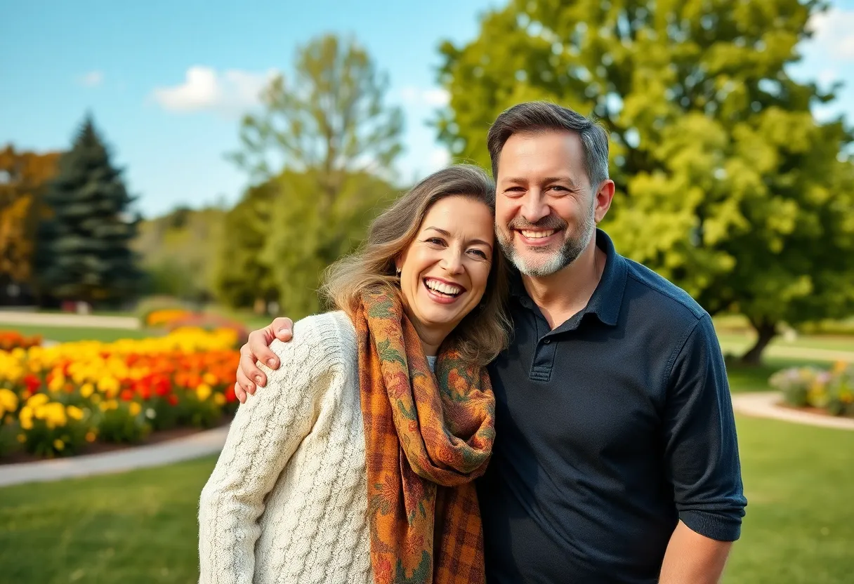 Estee and Forrest Bailey competing in America's Favorite Couple competition