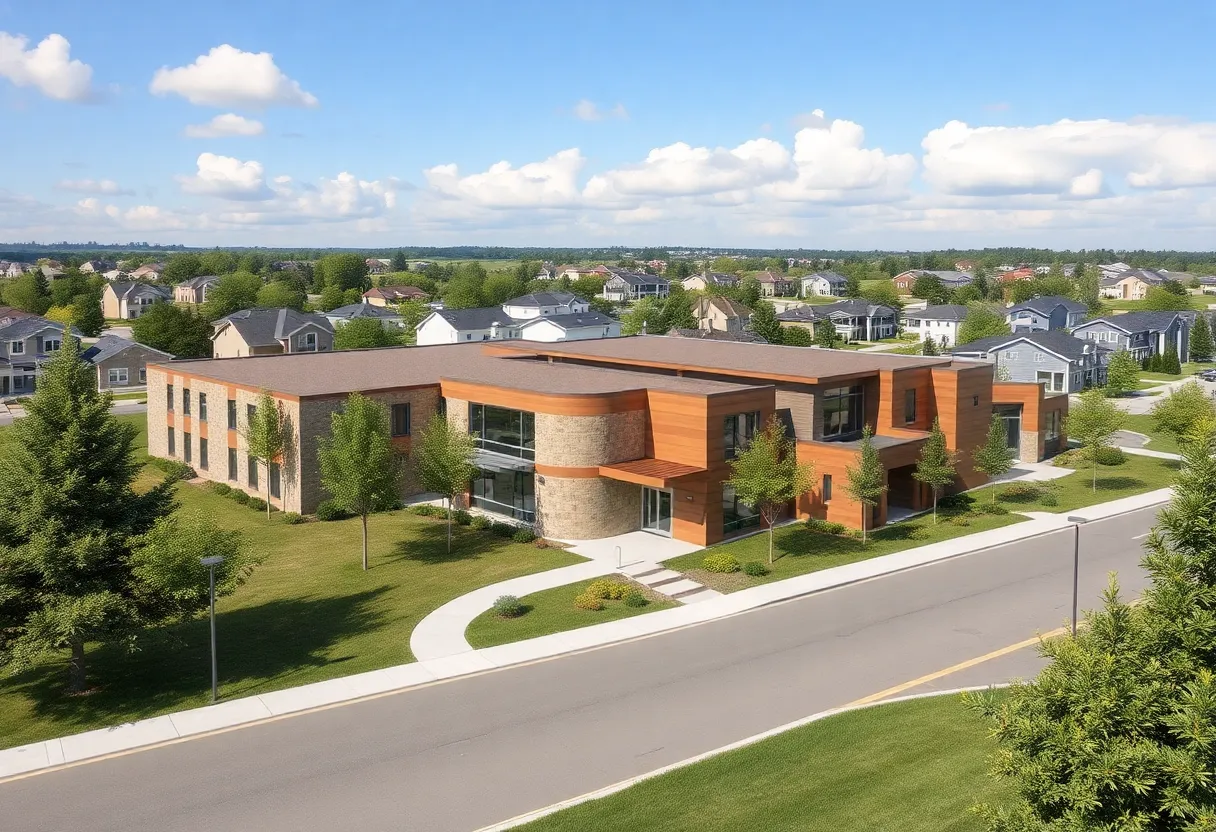 Artistic rendering of Charleston's new municipal office buildings