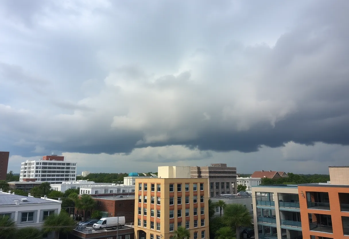 Charleston preparing for rainfall due to Tropical Storm Debby