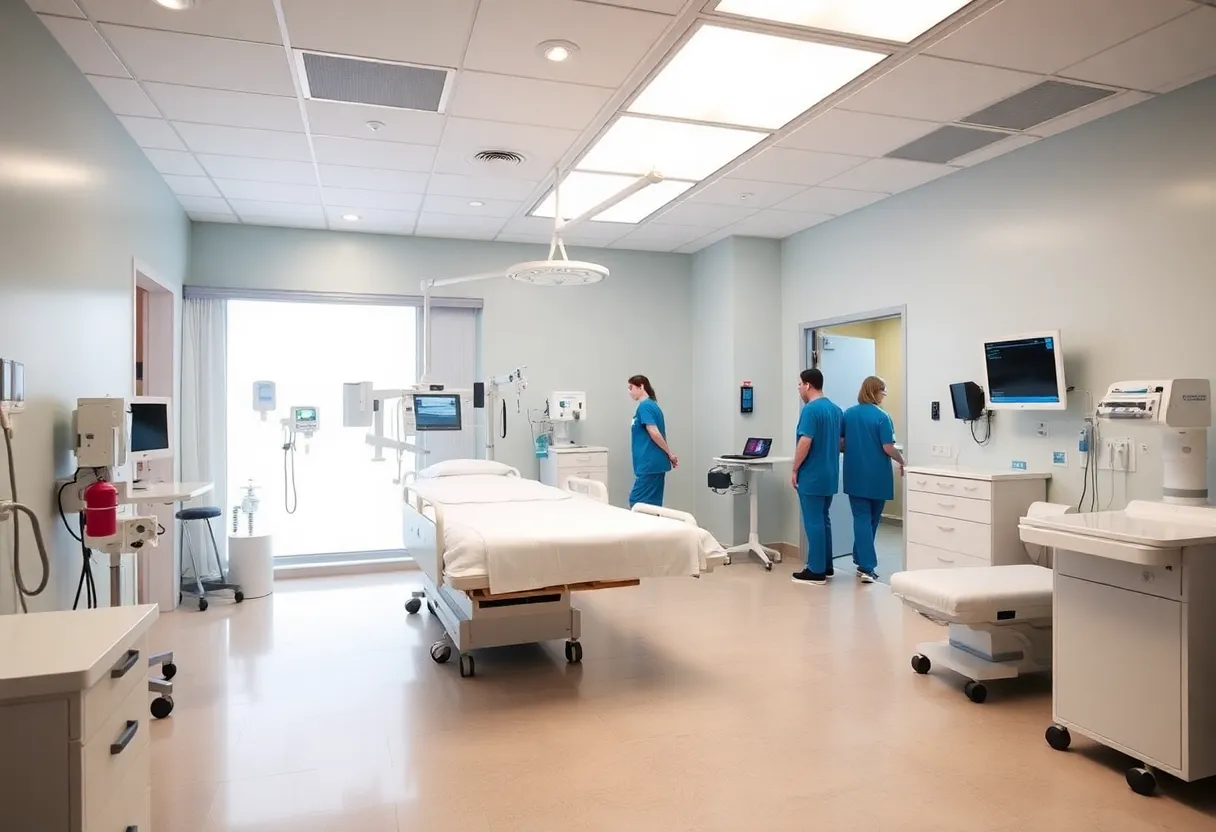 Burn treatment facility at MUSC