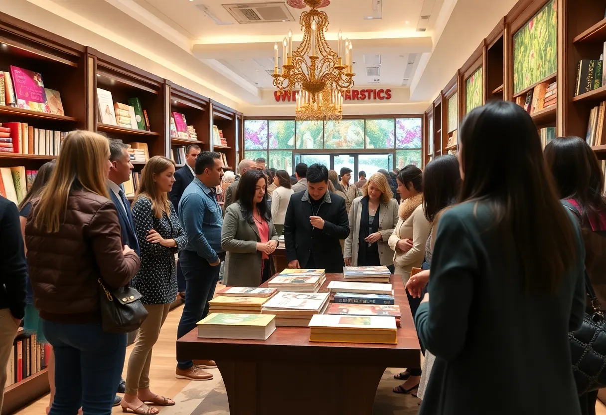 Crowd at Tim Scott's book signing event at Gwynn's of Mount Pleasant.
