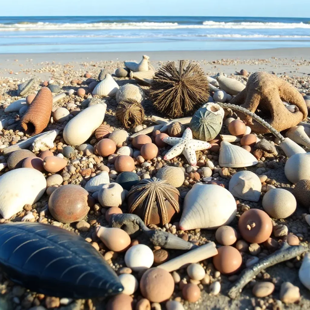 A collection of bizarre beach artifacts found along Charleston's coast