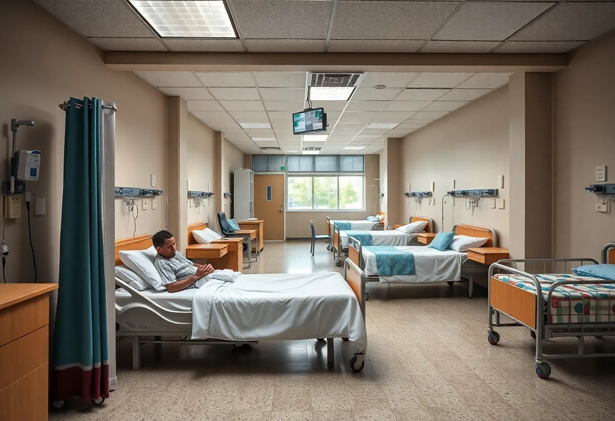 Healthcare facility for homeless individuals providing medical respite