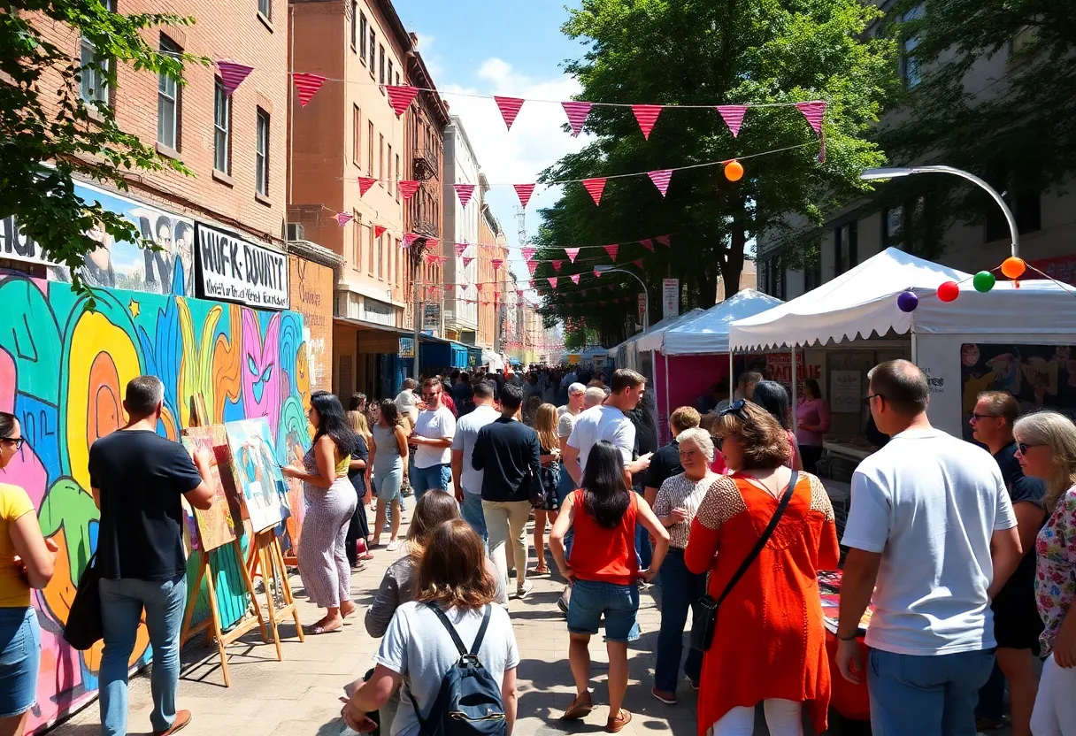 Vibrant mural art on display at Melt Festival in North Charleston