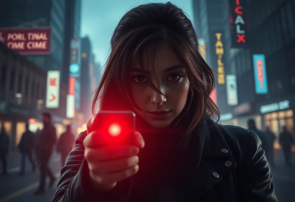 A suspenseful scene from a political thriller series focusing on prevention of violence.