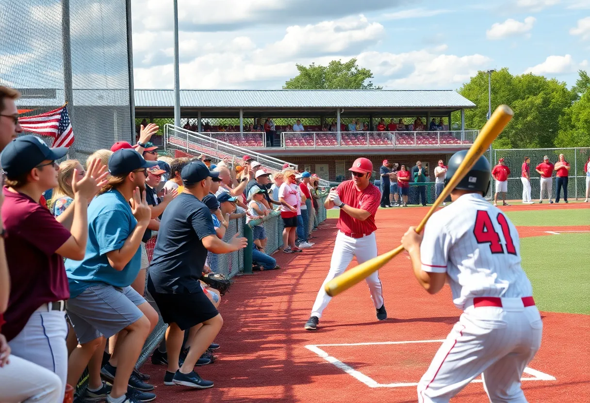 Crowd enjoying a Banana Ball game in Charleston