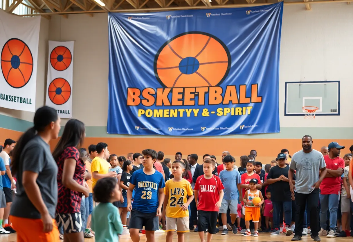 Community engagement during Charlotte Hornets preseason game