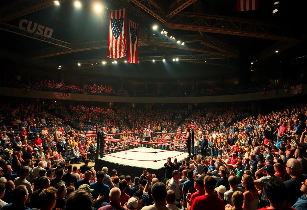 Crowd at the MLW x Don Gato Live Special wrestling event in Charleston