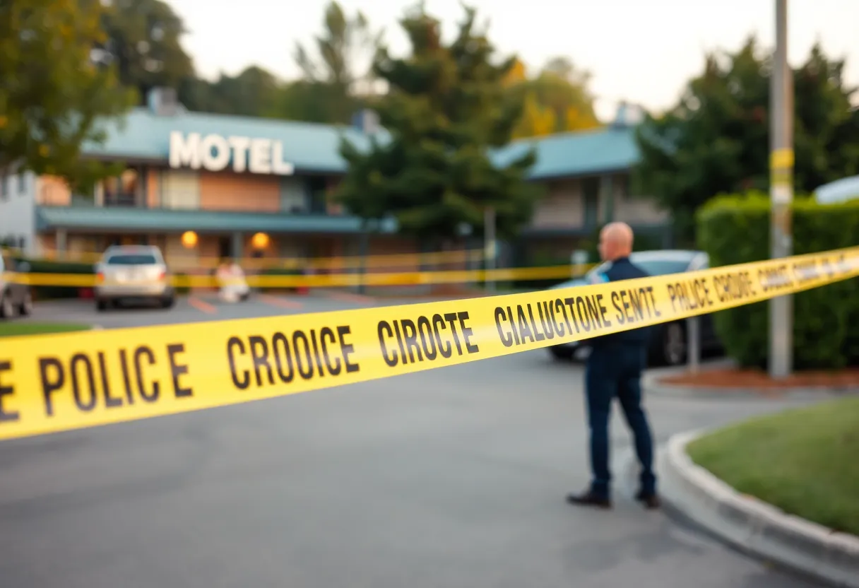 North Charleston Police Investigation Scene