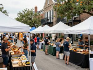 Attendees enjoying the Charleston Wine + Food Festival