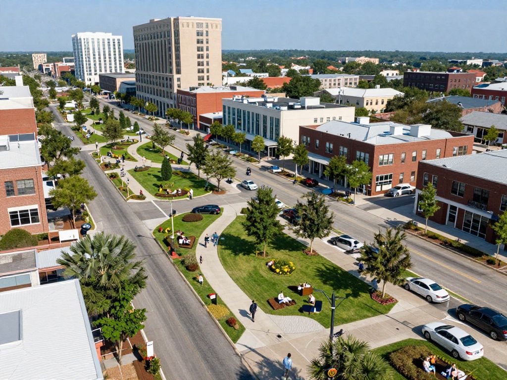 Rendering of the Charleston Super Block revitalization project
