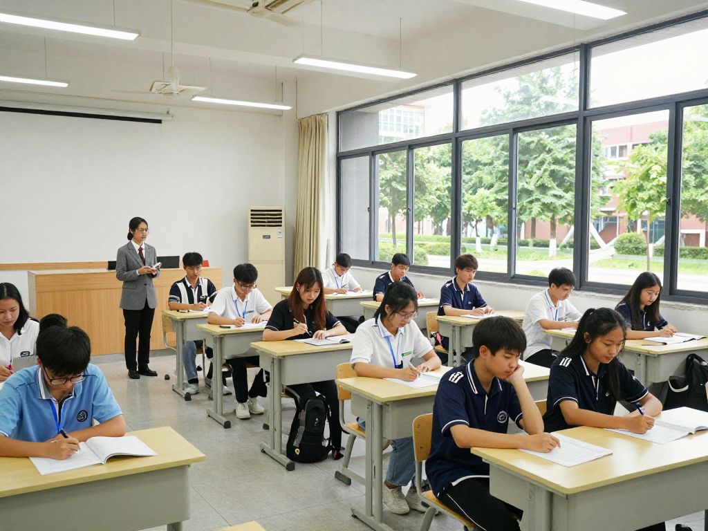 Students studying in the new Hospitality School at College of Charleston