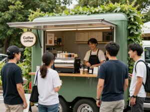 Dutch Bros Coffee drive-thru stand in North Charleston