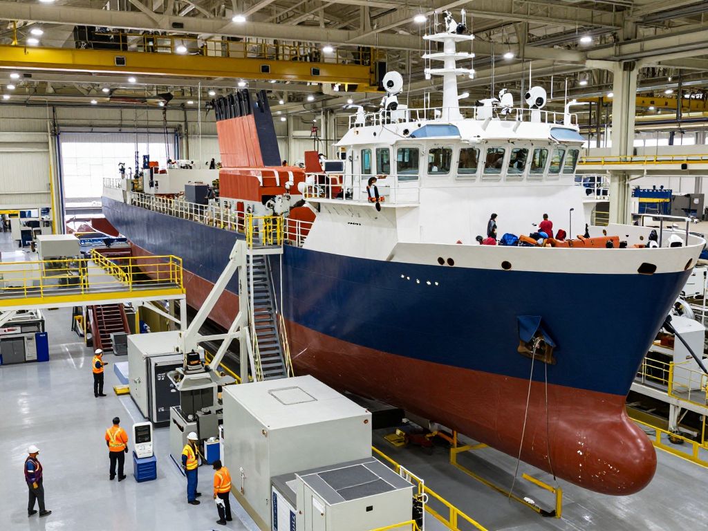 Advanced manufacturing facility of HII's Newport News Shipbuilding in Goose Creek, South Carolina