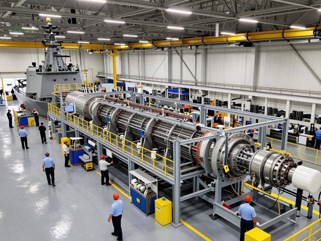 Exterior view of the Leonardo DRS Advanced Naval Power Facility in Charleston
