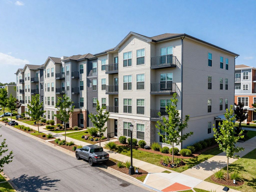 Exterior view of Link Apartments Mixson in North Charleston