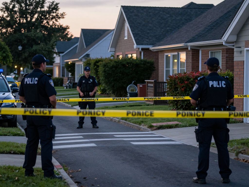 Police investigating a shooting scene in North Charleston