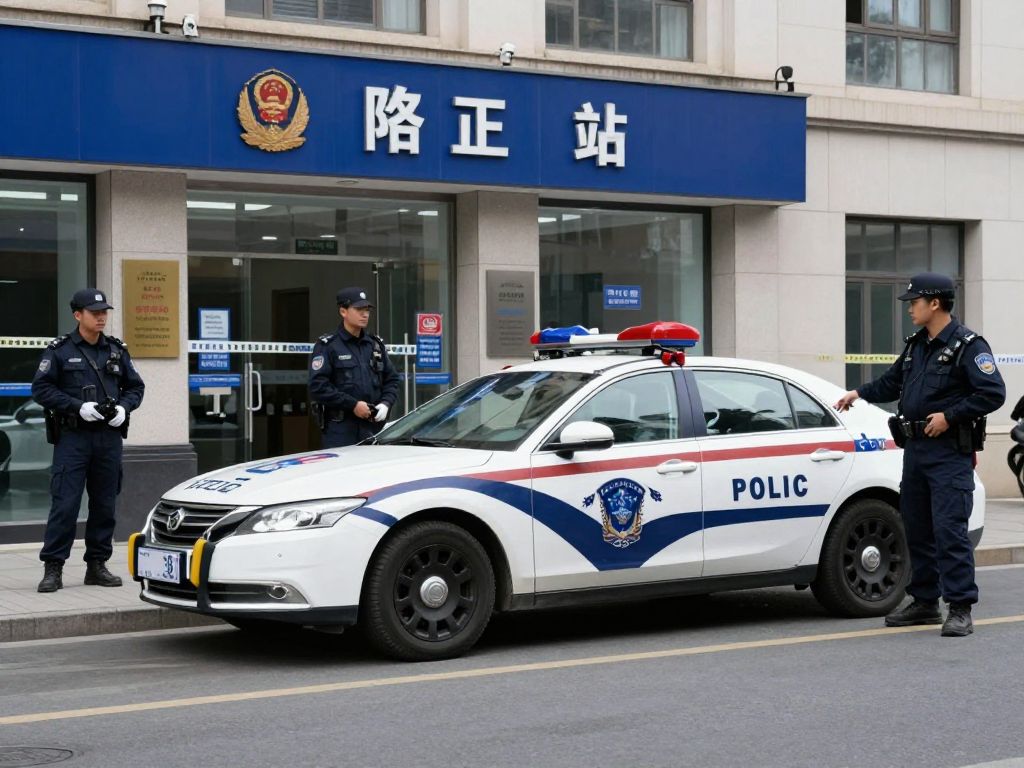 Police officers responding to a bank robbery in North Charleston